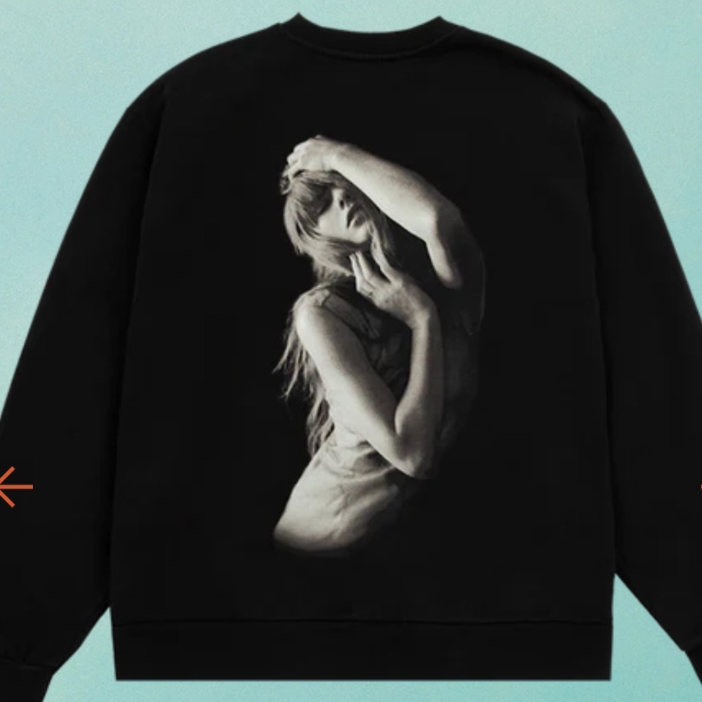 Black Graphic Women Sweater Taylor
Swift TTPD